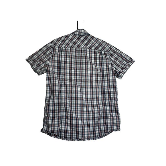 Buffalo David Bitton Short Sleeve Plaid Button Down Shirt Mens Large - Picture 4 of 5